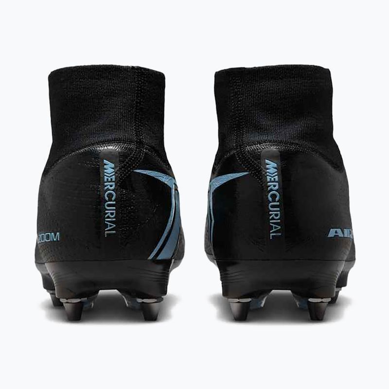 Încălțăminte de fotbal pentru bărbați Nike Mercurial Superfly 10 Elite SG-Pro black/ice blue 8