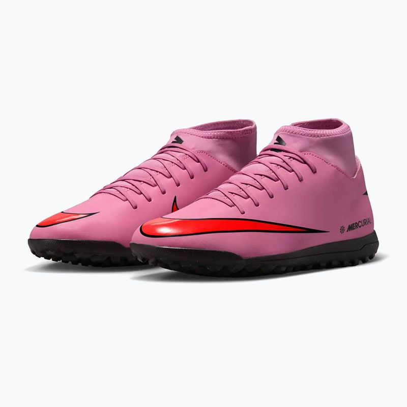 Încălțăminte de fotbal pentru bărbați Nike Mercurial Superfly 10 Club TF magic flamingo/black/total crimson 3