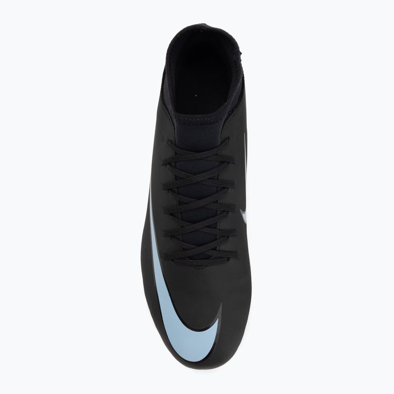 Încălțăminte de fotbal pentru bărbați Nike Mercurial Superfly 10 Club FG/MG black/ice blue 5