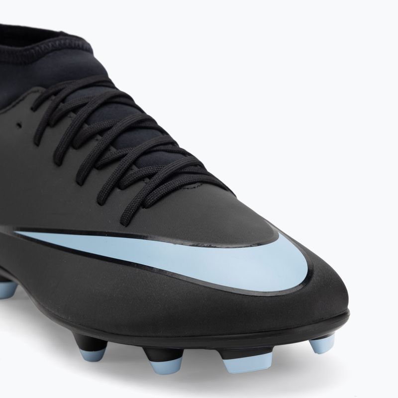 Încălțăminte de fotbal pentru bărbați Nike Mercurial Superfly 10 Club FG/MG black/ice blue 7