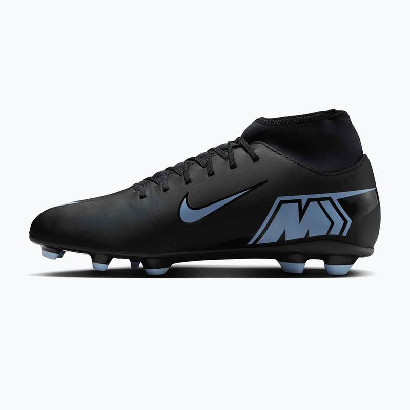Încălțăminte de fotbal pentru bărbați Nike Mercurial Superfly 10 Club FG/MG black/ice blue 2