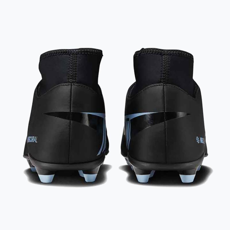 Încălțăminte de fotbal pentru bărbați Nike Mercurial Superfly 10 Club FG/MG black/ice blue 4