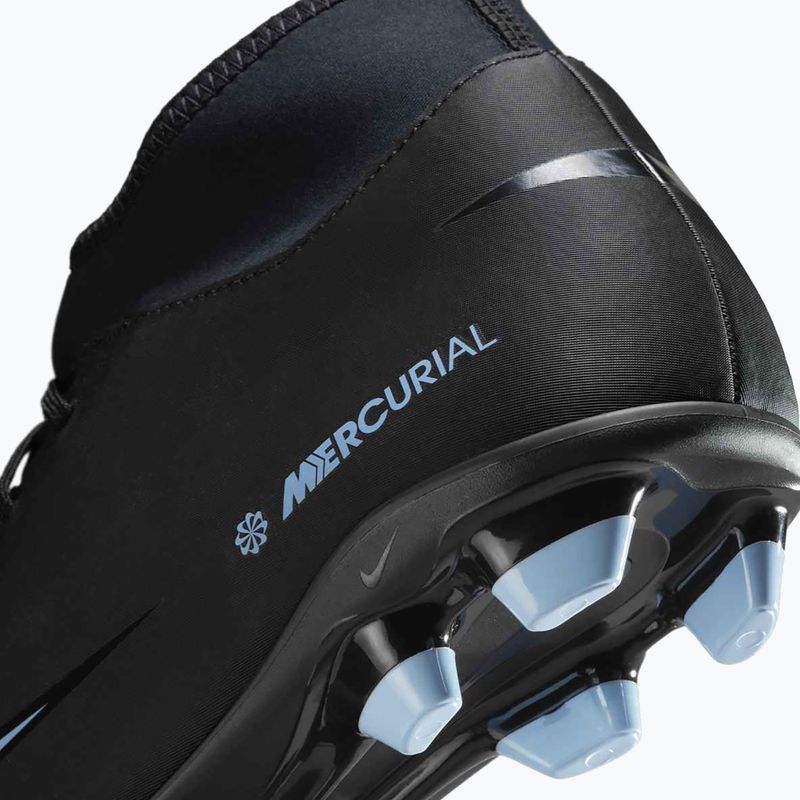 Încălțăminte de fotbal pentru bărbați Nike Mercurial Superfly 10 Club FG/MG black/ice blue 7