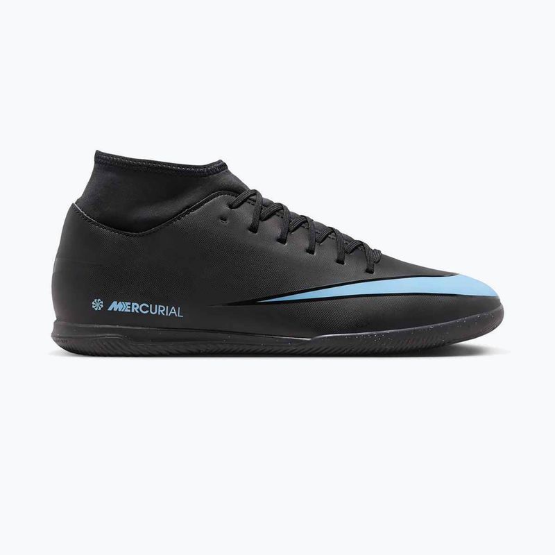 Încălțăminte de fotbal pentru bărbați Nike Mercurial Superfly 10 Club IC black/ice blue 8