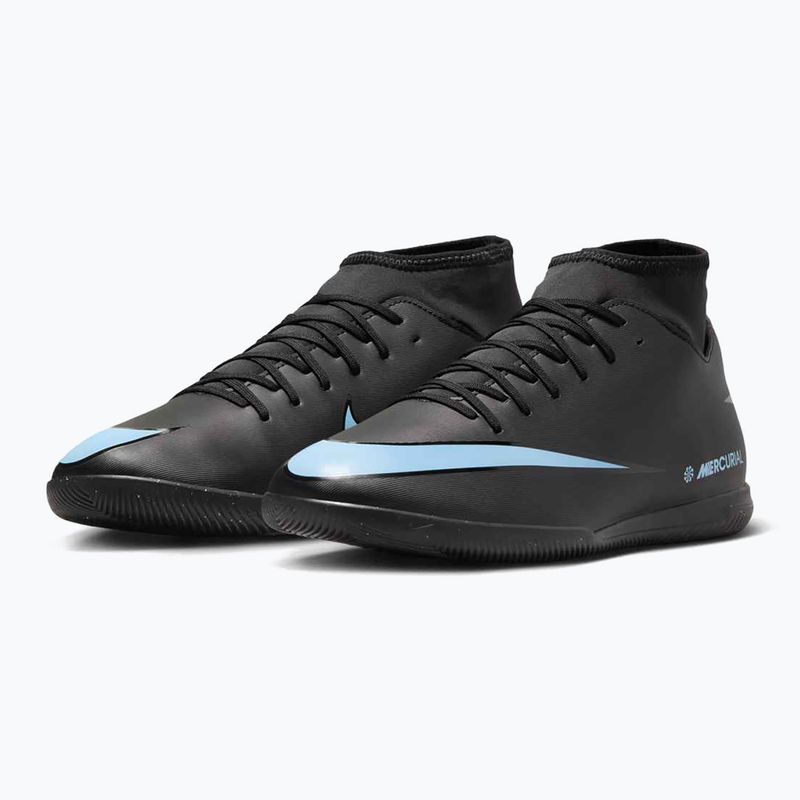 Încălțăminte de fotbal pentru bărbați Nike Mercurial Superfly 10 Club IC black/ice blue 10