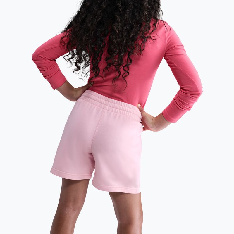 Pantaloni scurți pentru copii Nike Sportswear Club Fleece med soft pink/med soft pink/white 5