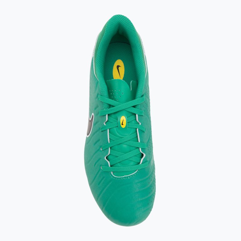Încălțăminte de fotbal pentru copii Nike Tiempo Legend 10 Academy LV8 FG/MG stadium green/dark obsidian 5