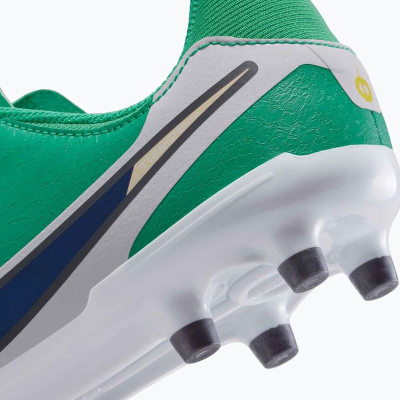 Încălțăminte de fotbal pentru copii Nike Tiempo Legend 10 Academy LV8 FG/MG stadium green/dark obsidian 10