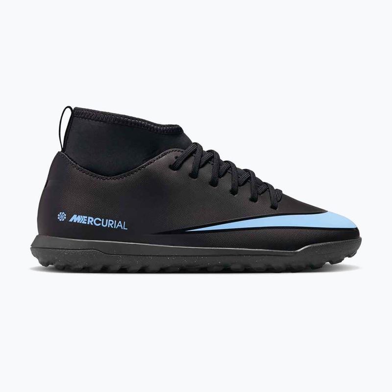 Încălțăminte de fotbal pentru copii Nike Mercurial Superfly 10 Club TF black/black 8