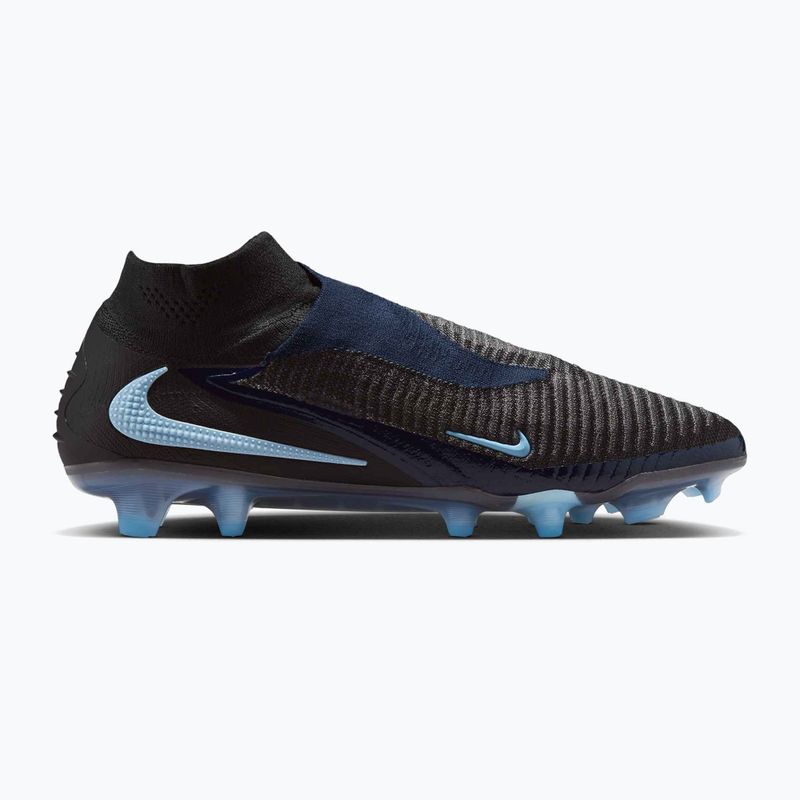 Încălțăminte de fotbal pentru bărbați Nike Phantom 6 High Elite FG black/black 8