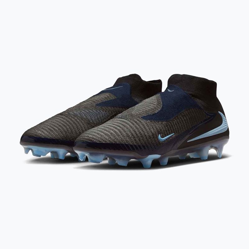 Încălțăminte de fotbal pentru bărbați Nike Phantom 6 High Elite FG black/black 10