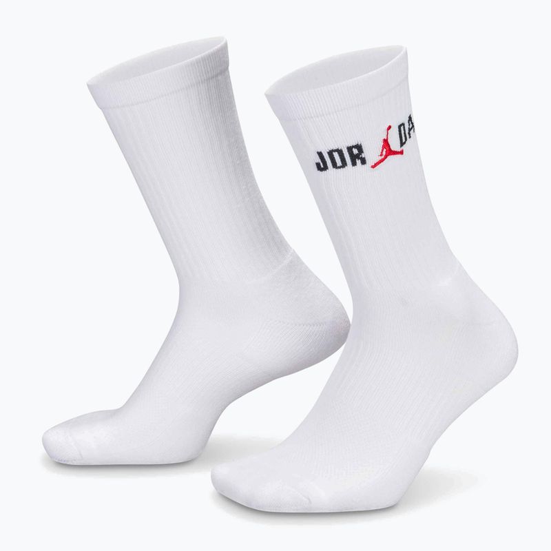 Skarpety Nike Jordan Everyday Crew 1 para white/black/university red