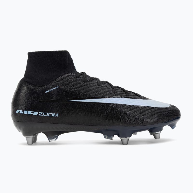 Încălțăminte de fotbal pentru bărbați Nike Mercurial Superfly 10 Elite SG-Pro black/ice blue 2