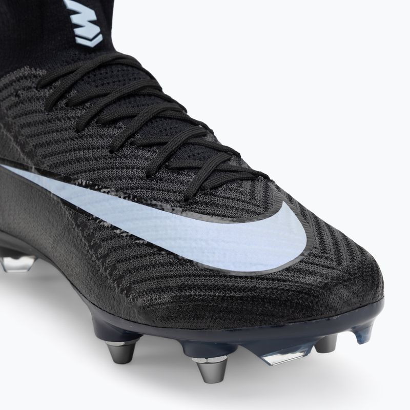 Încălțăminte de fotbal pentru bărbați Nike Mercurial Superfly 10 Elite SG-Pro black/ice blue 7