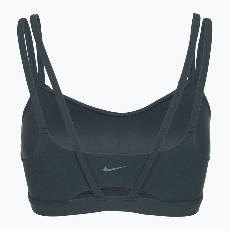 Sutien de antrenament Nike Zenvy Strappy seaweed/white 7