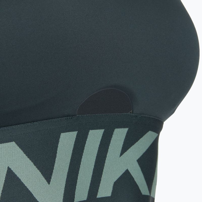 Sutien de antrenament Nike Pro Indy Plunge seaweed/clay green/white 8