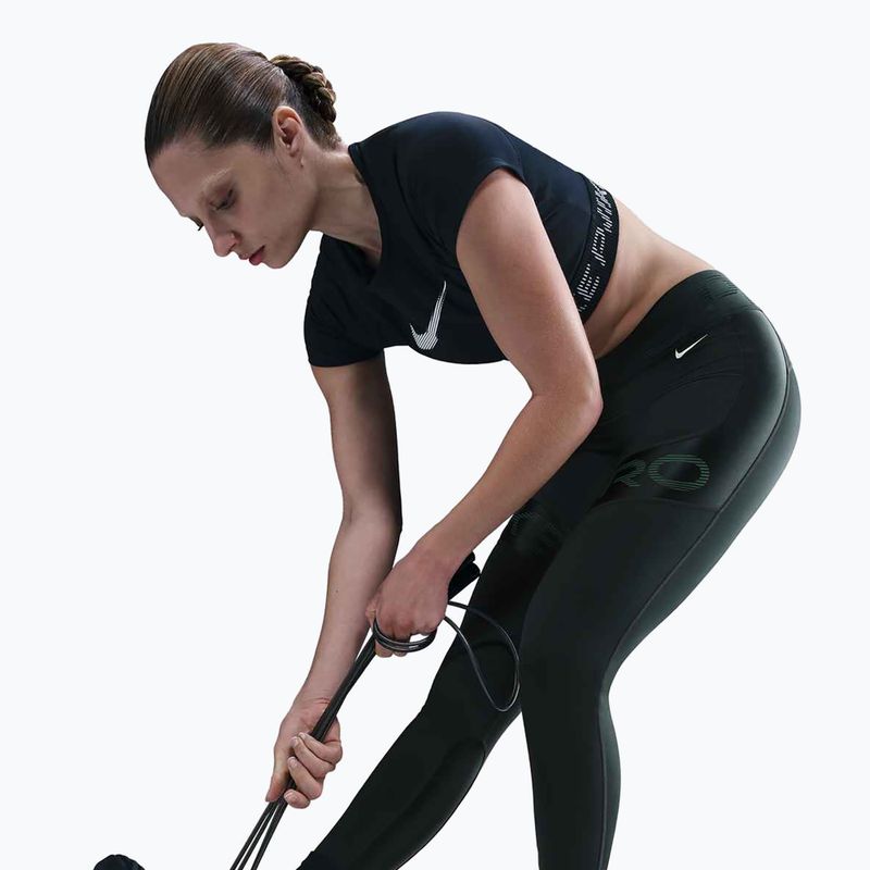 Colanți de antrenament pentru femei Nike Pro Sculpt High-Waisted 7/8 seaweed/vintage green/white 5