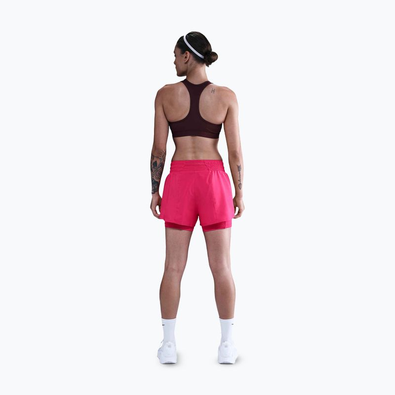 Pantaloni scurți pentru femei Nike One Dri-Fit High-Waisted 3" 2In1 Rush Pink 3
