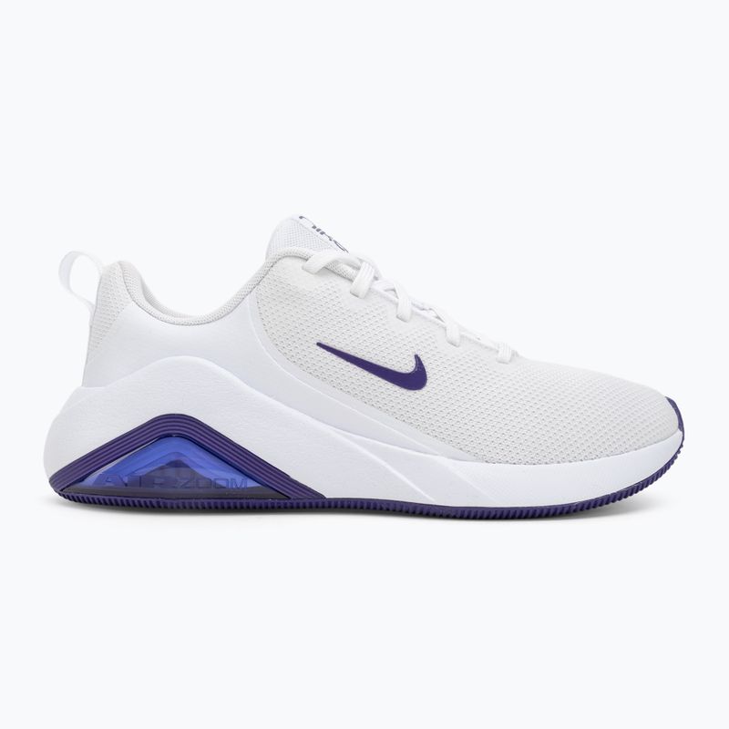Încălțăminte de antrenament pentru femei Nike Bella 7 white/white/court purple 2