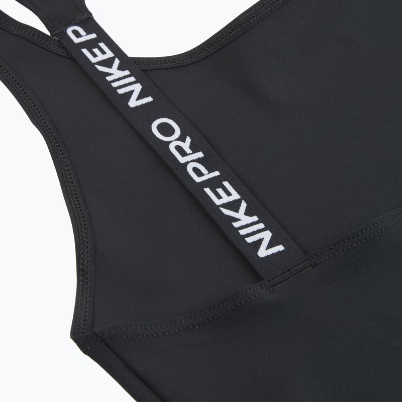 Tricou de antrenament pentru femei Nike Pro Dri-Fit black/white 4