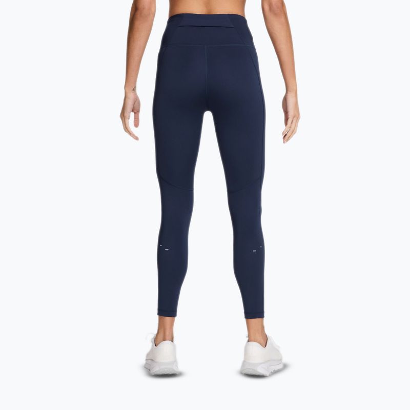 Colanți de alergare pentru femei Nike Tempo High-Waisted 7/8 midnight navy 2