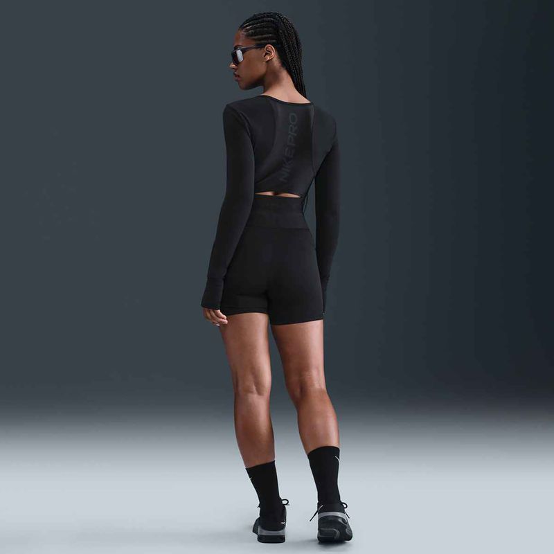 Pantaloni scurți pentru femei Nike Pro Sculpt High Waisted 5" Biker black/anthracite/white 10