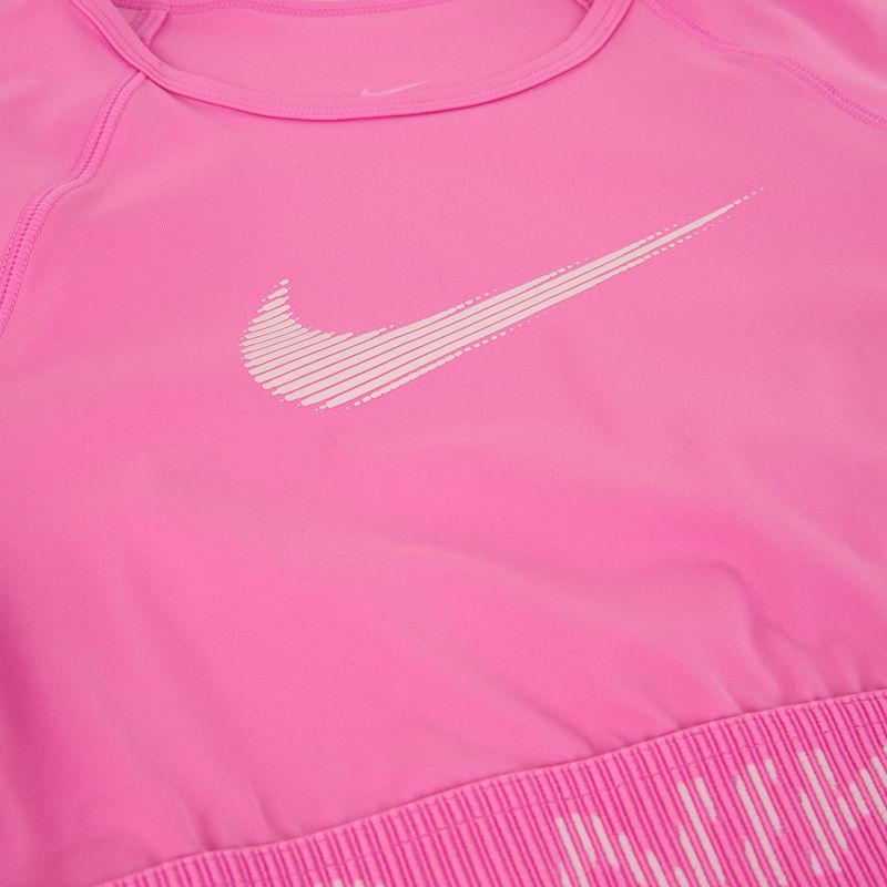 Top de antrenament pentru femei Nike Pro Dri-Fit Graphic Cropped playful pink/pink foam/white 9