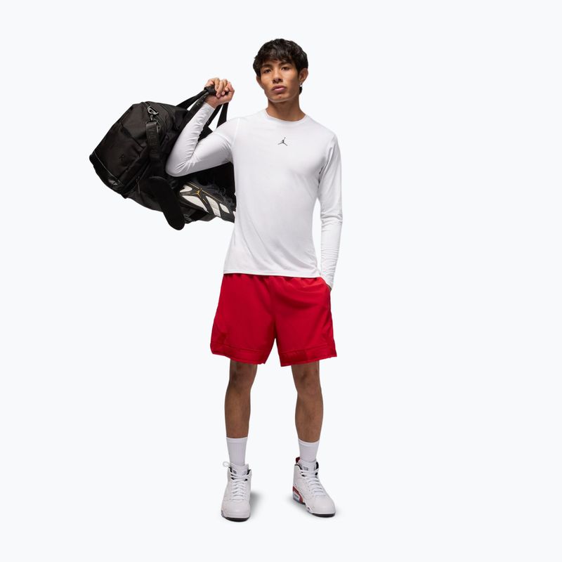 Bluză termoactivă pentru bărbați Jordan Sport white/black 2
