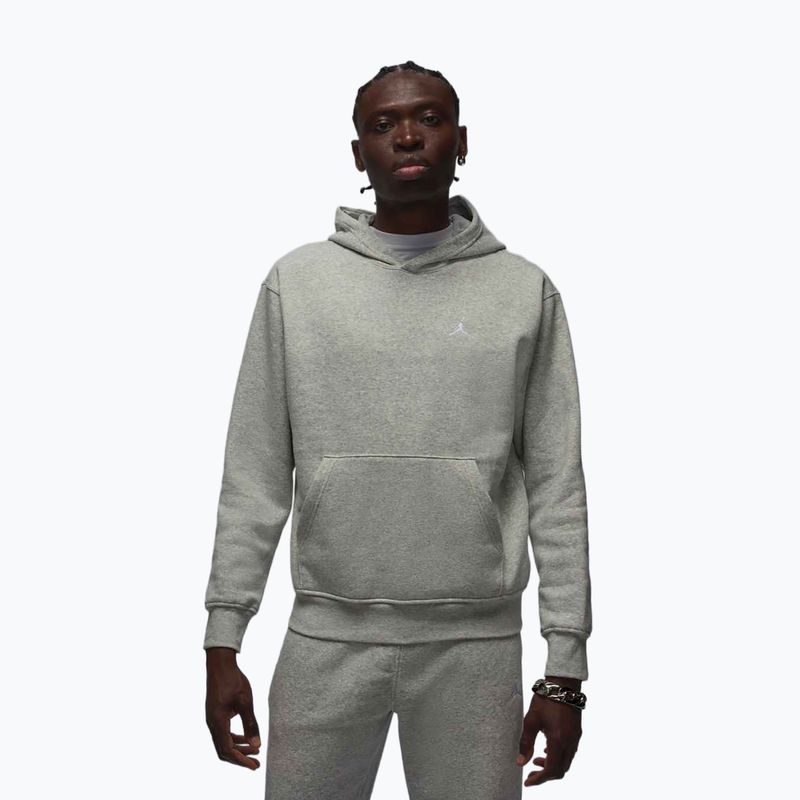 Bluză pentru bărbați Nike Jordan Brooklyn Fleece grey heather/white