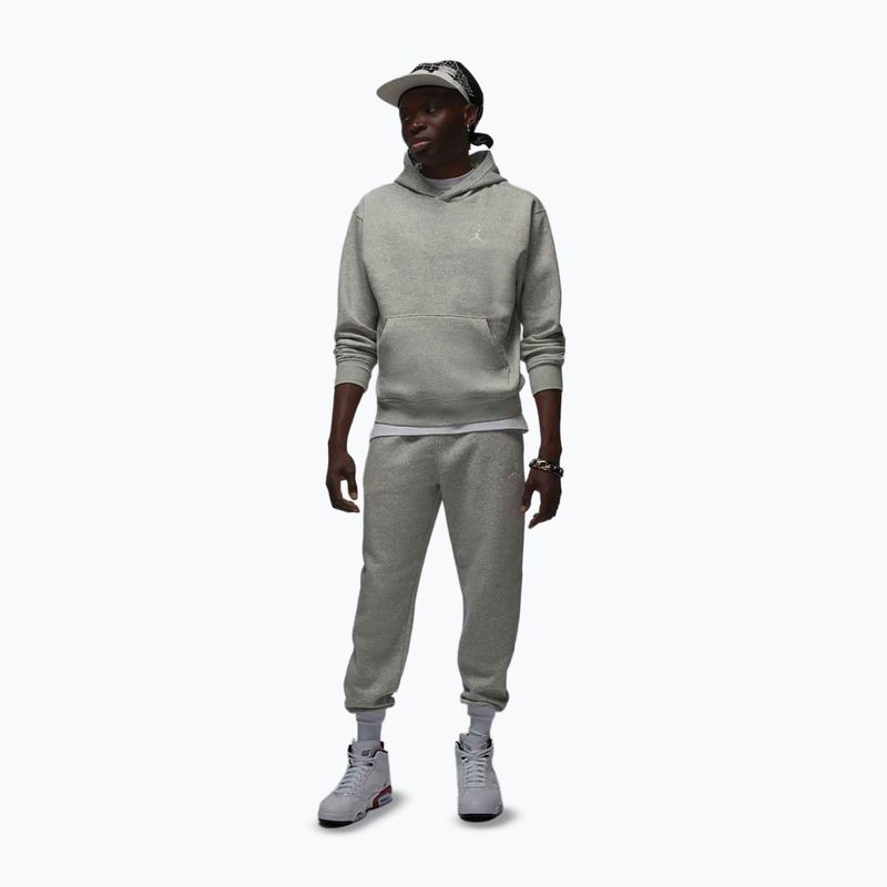 Bluză pentru bărbați Jordan Brooklyn Fleece grey heather/white 2