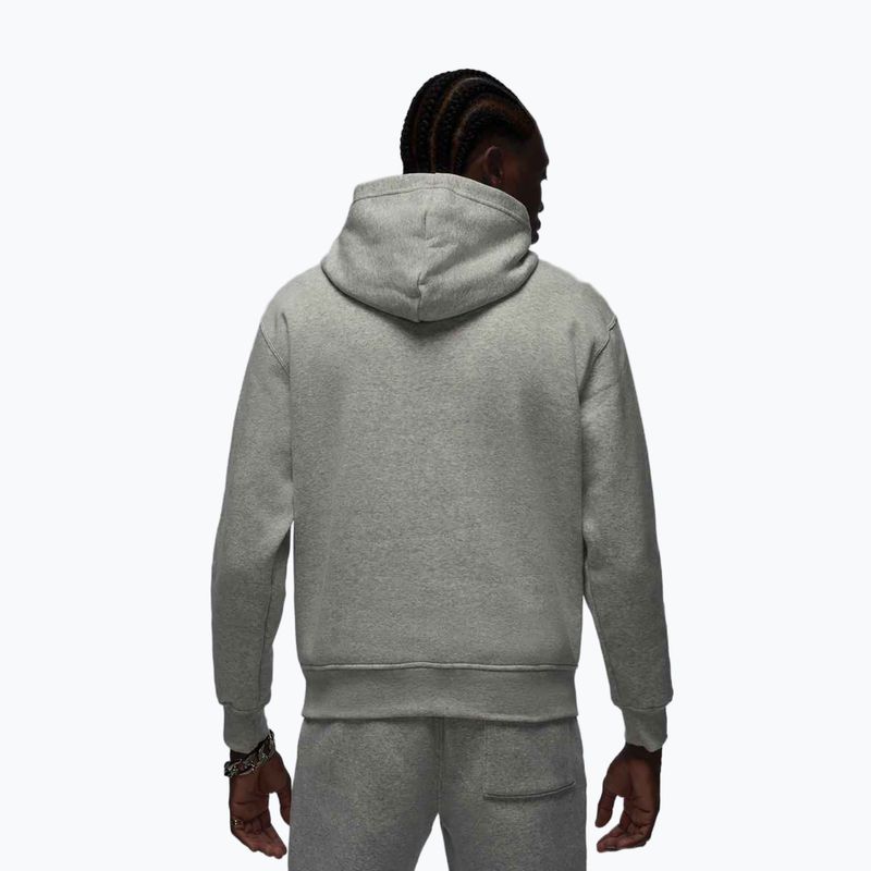 Bluză pentru bărbați Jordan Brooklyn Fleece grey heather/white 3