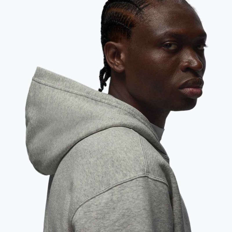 Bluză pentru bărbați Jordan Brooklyn Fleece grey heather/white 5