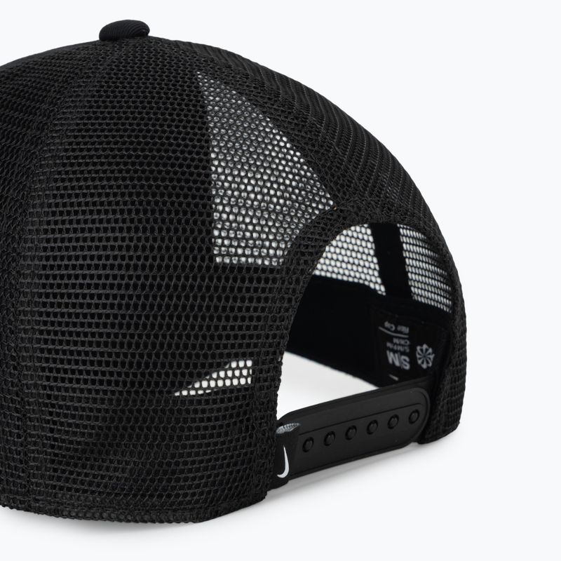 Șapcă pentru bărbați Nike Rise Structured Trucker black/black/white 4