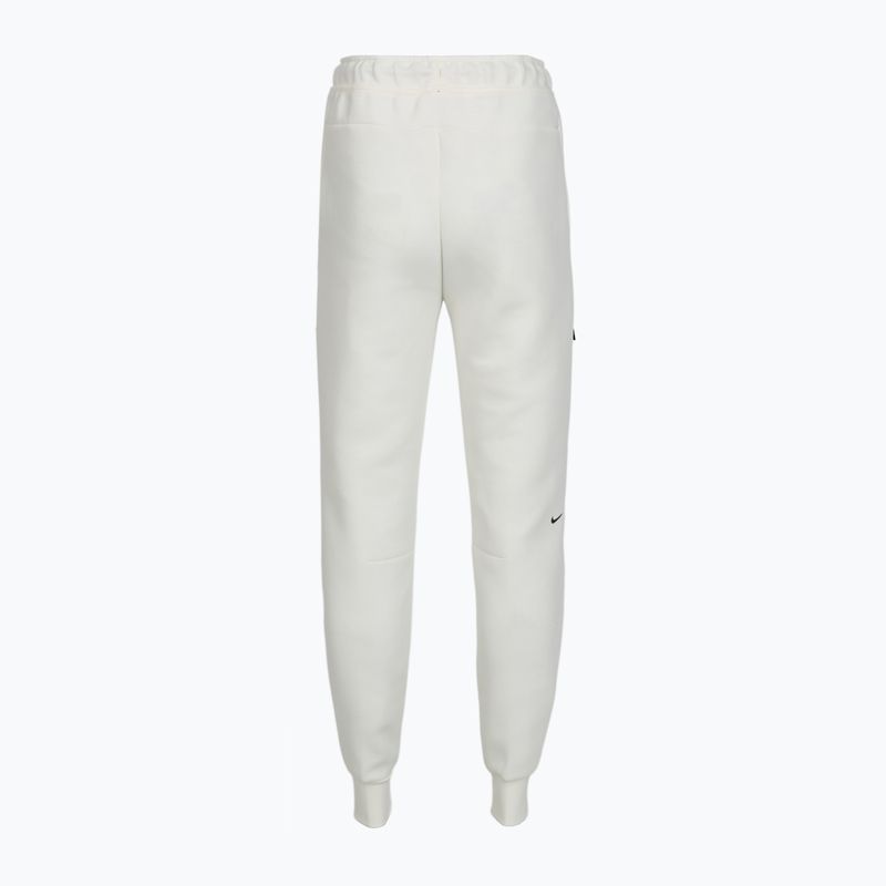 Pantaloni pentru femei Nike Sportswear Tech Fleece Mid-Rise sail/black 4