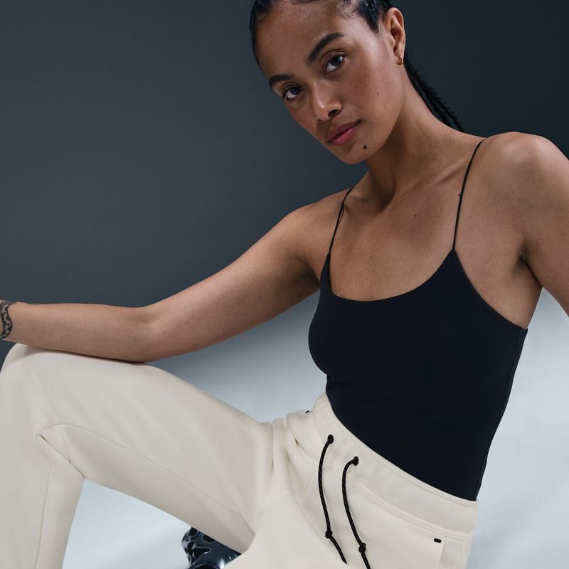 Pantaloni pentru femei Nike Sportswear Tech Fleece Mid-Rise sail/black 11