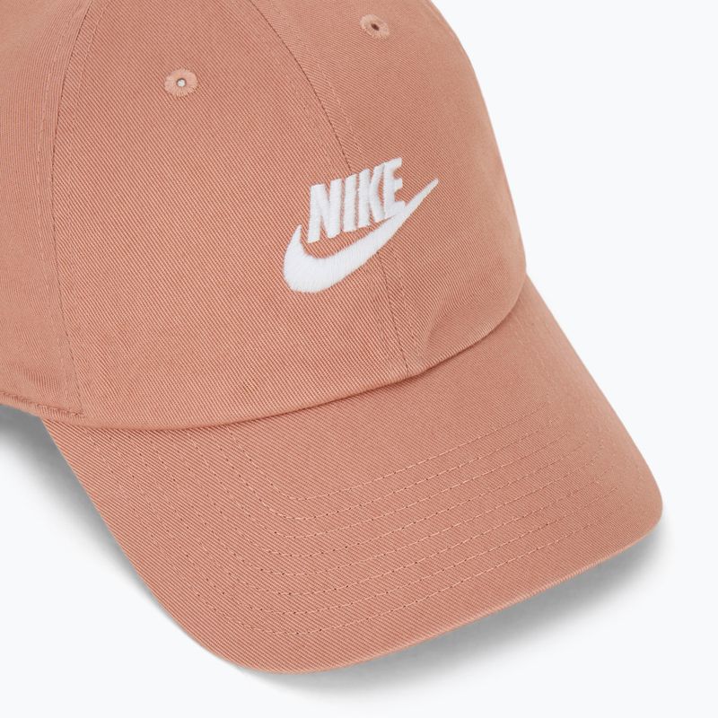 Șapcă  Nike Club Unstructured Futura Wash rose gold/white 3