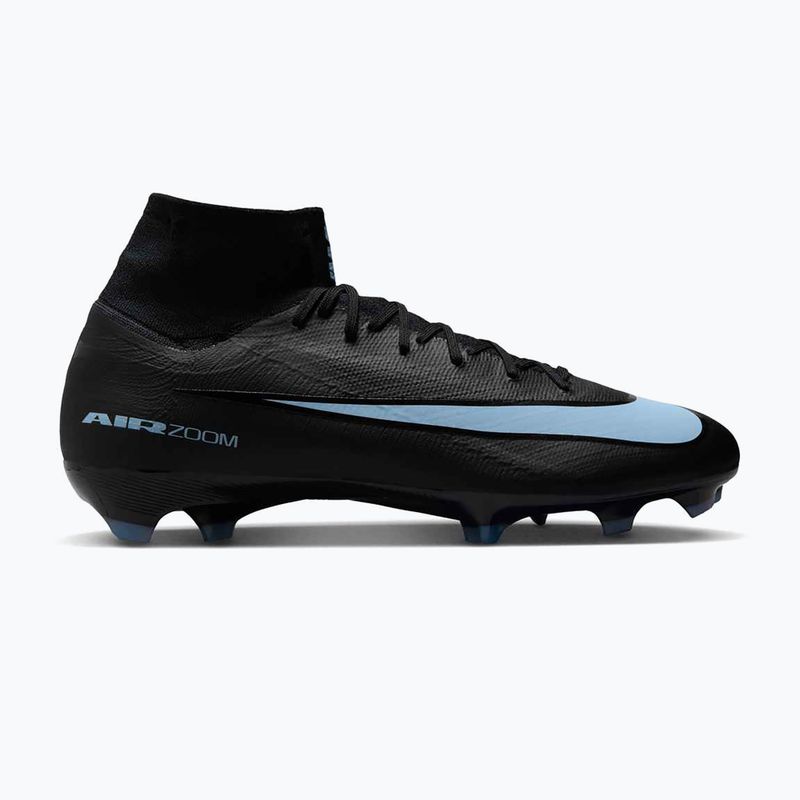 Încălțăminte de fotbal pentru bărbați Nike Mercurial Superfly 10 Pro FG black/ice blue