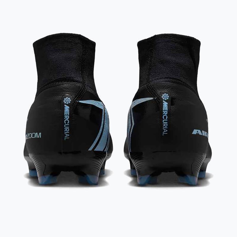 Încălțăminte de fotbal pentru bărbați Nike Mercurial Superfly 10 Pro FG black/ice blue 4
