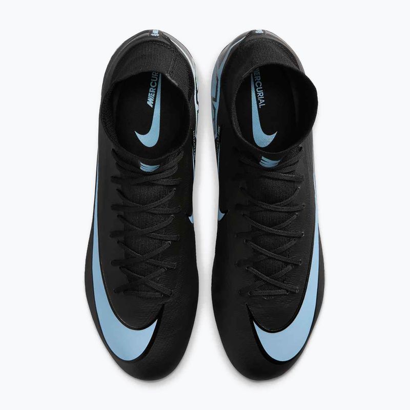 Încălțăminte de fotbal pentru bărbați Nike Mercurial Superfly 10 Pro FG black/ice blue 5