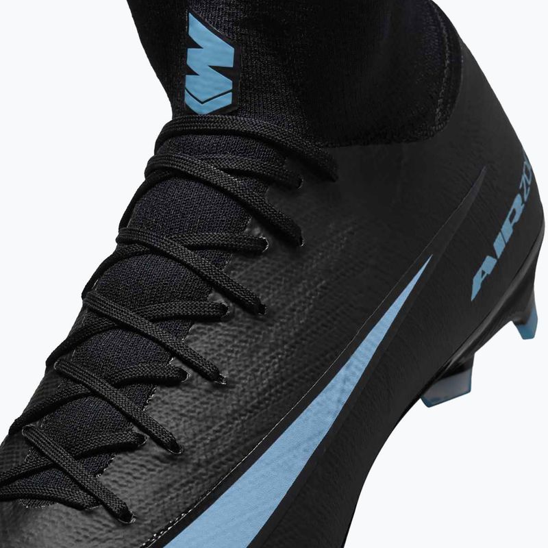 Încălțăminte de fotbal pentru bărbați Nike Mercurial Superfly 10 Pro FG black/ice blue 7