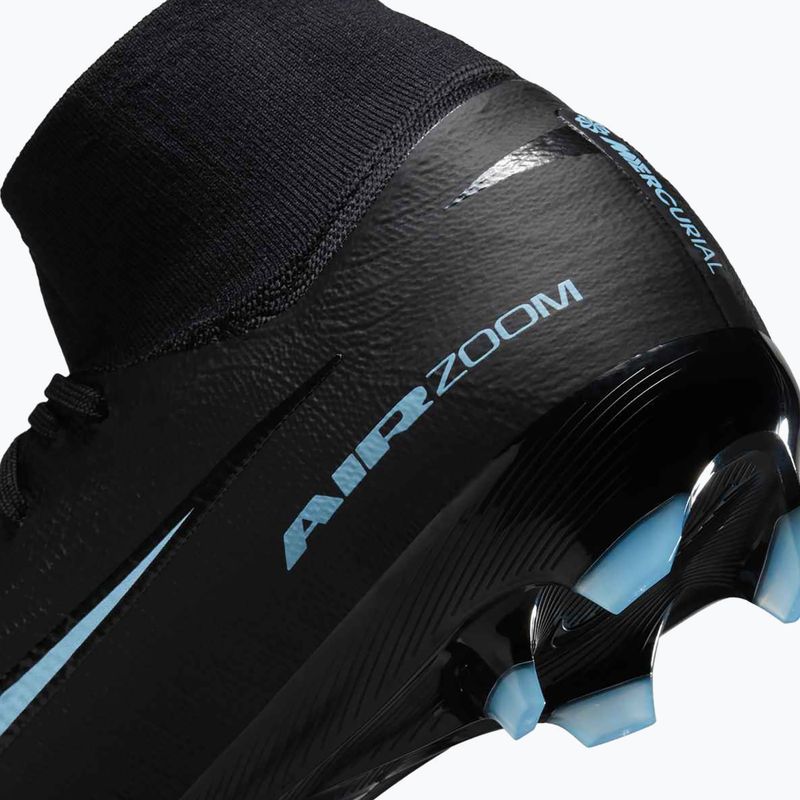 Încălțăminte de fotbal pentru bărbați Nike Mercurial Superfly 10 Pro FG black/ice blue 8