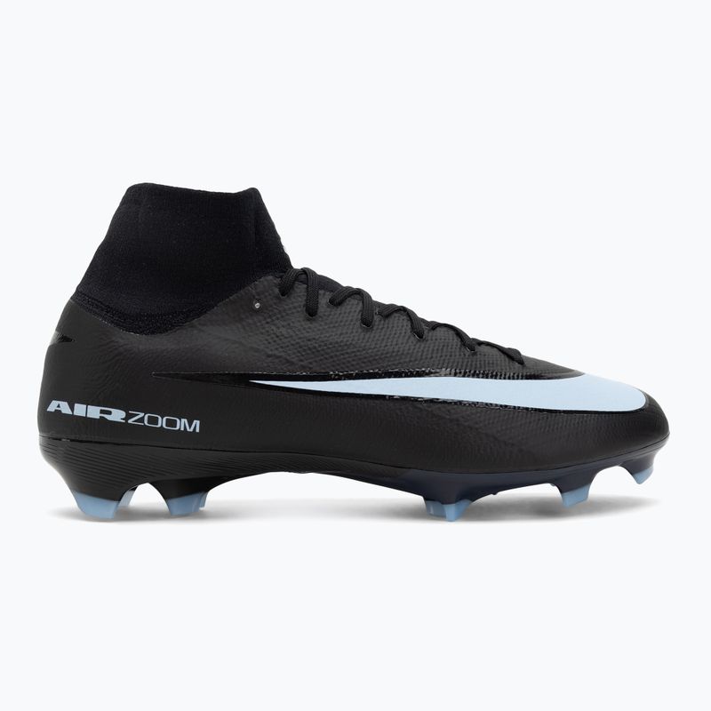 Încălțăminte de fotbal pentru bărbați Nike Mercurial Superfly 10 Pro FG black/ice blue 2