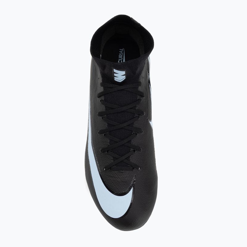 Încălțăminte de fotbal pentru bărbați Nike Mercurial Superfly 10 Pro FG black/ice blue 5
