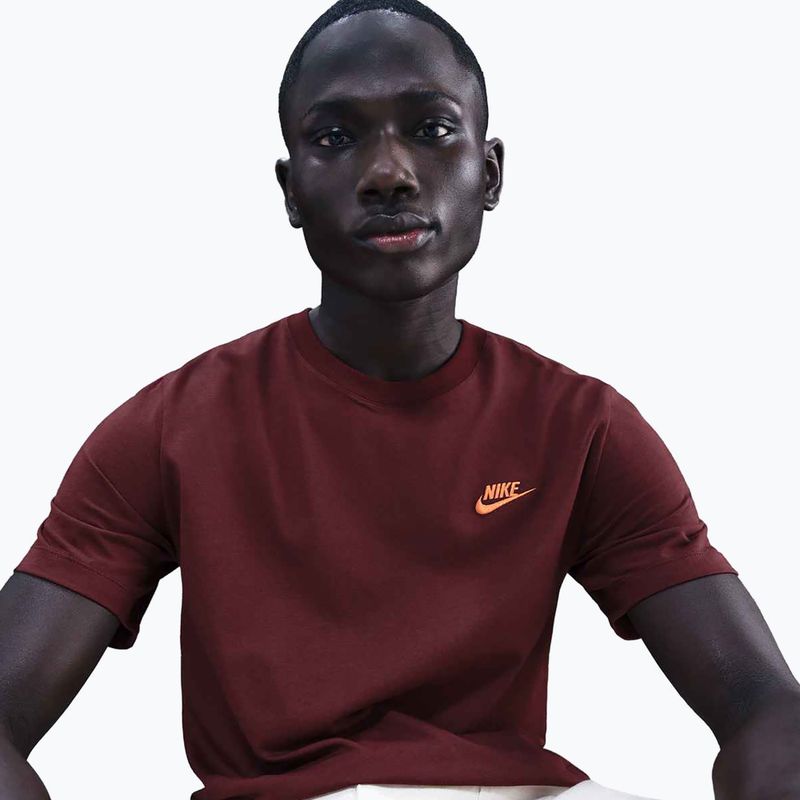 Tricou pentru bărbați Nike Sportswear Club Dark Team Red 4