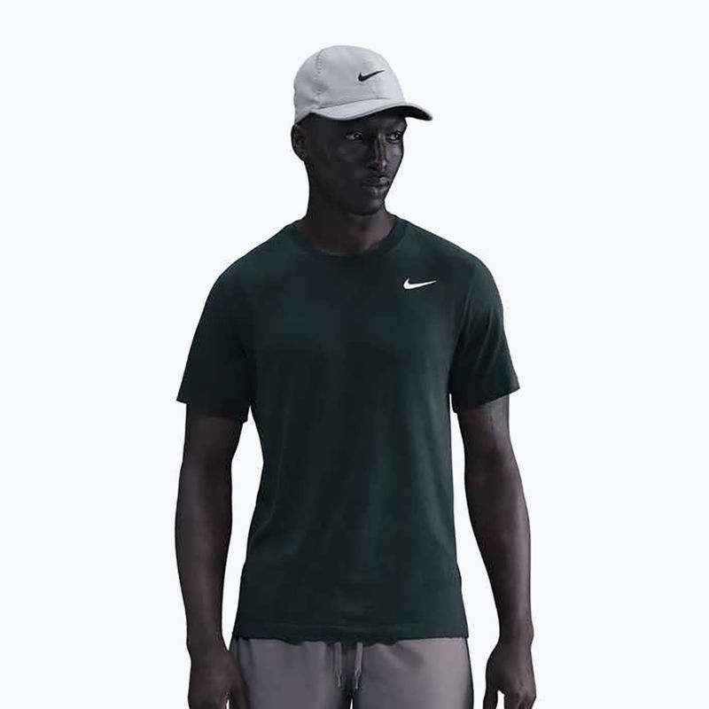 Tricou pentru bărbați Nike Dri-Fit seaweed/white