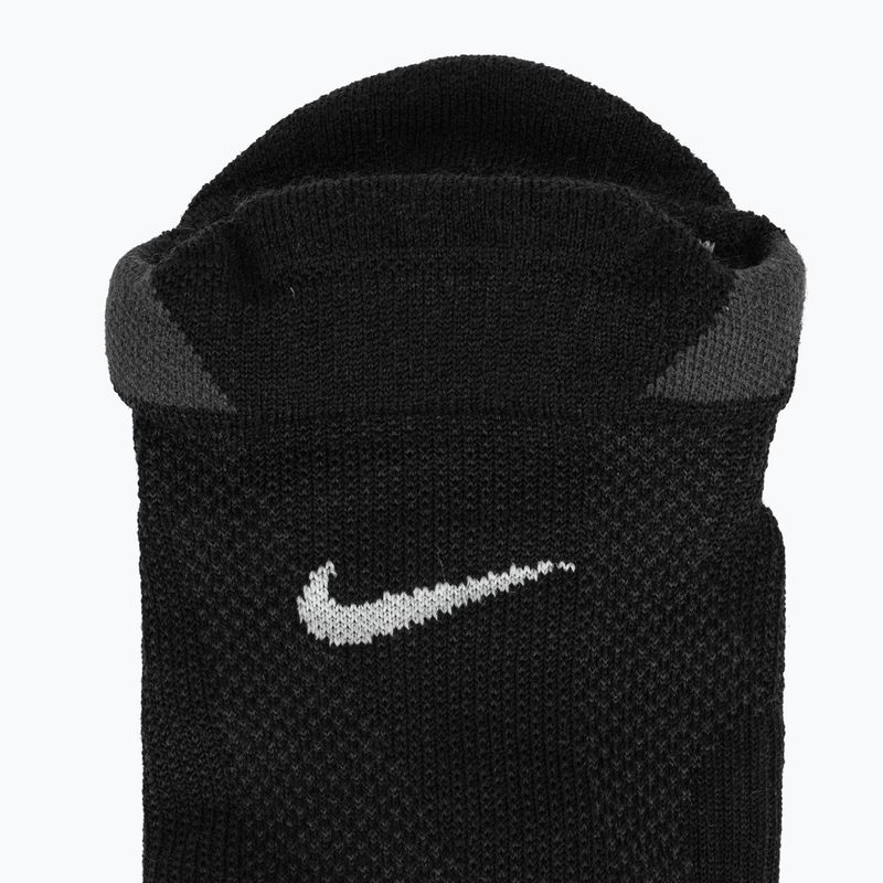 Șosete Nike Running No-Show Wool black/dark smoke grey/light smoke grey 3