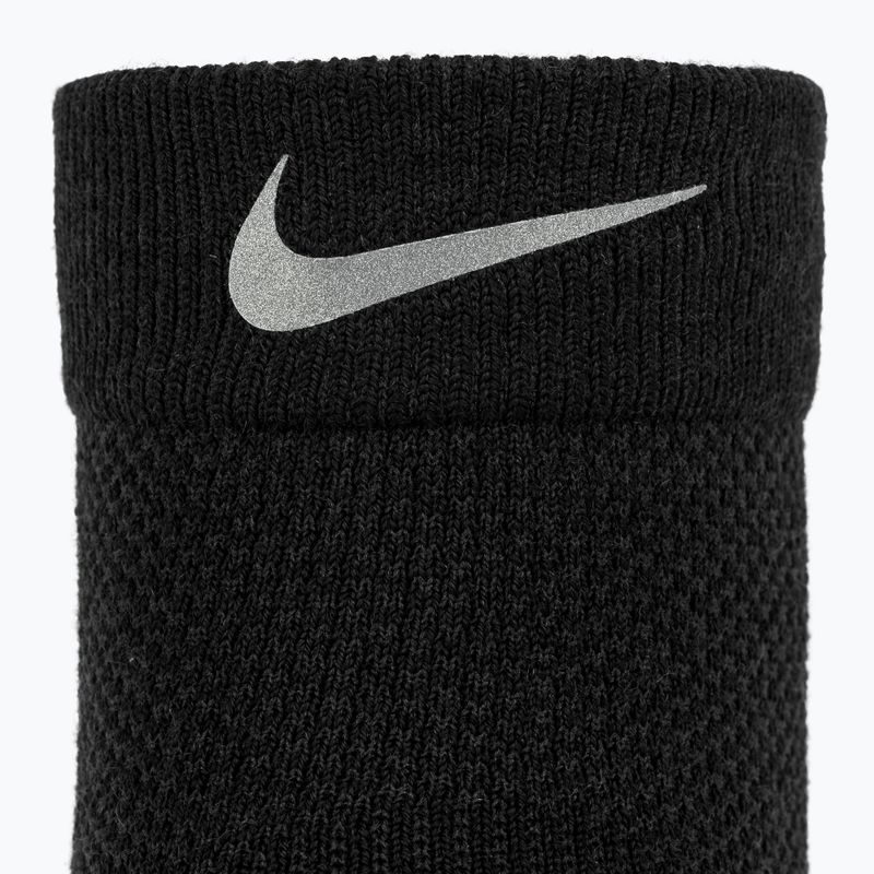 Șosete Nike Running Wool Micro Crew black/dark smoke grey 3