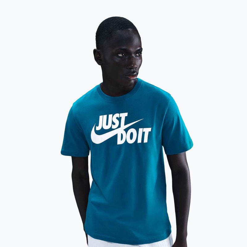 Tricou pentru bărbați Nike Sportswear JDI green abyss 4