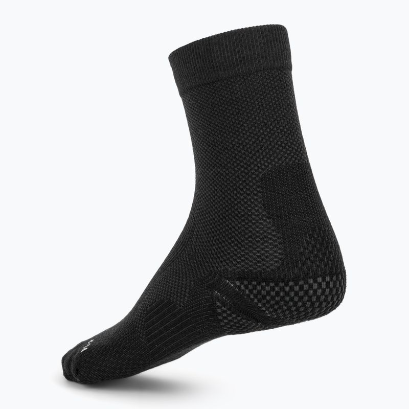 Șosete Nike Running Lightweight Wool Crew black/dark smoke grey 2