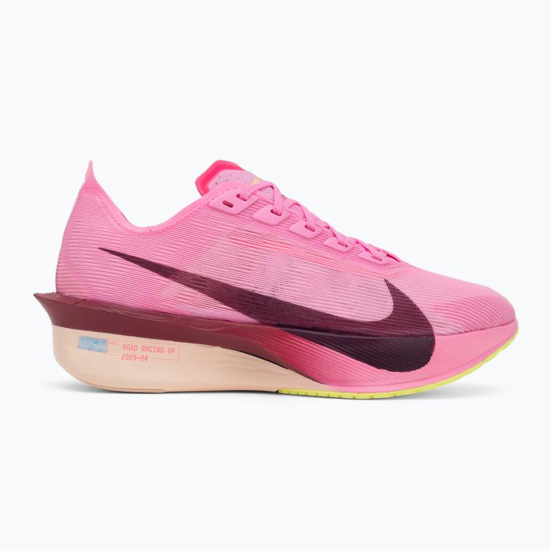 Încălțăminte de alergare pentru femei Nike Vaporfly 4 Pink Spell/Hyper Pink/Volt Ice/Bordeaux 2